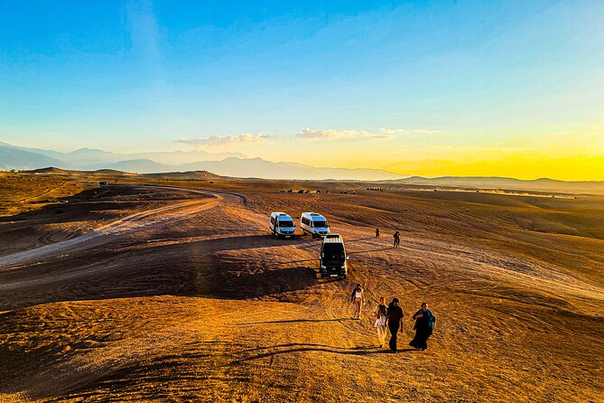Premium Agafay Desert: Camel, Quad, Dinner & Fire Show - Leaving Marrakech for the Agafay Desert