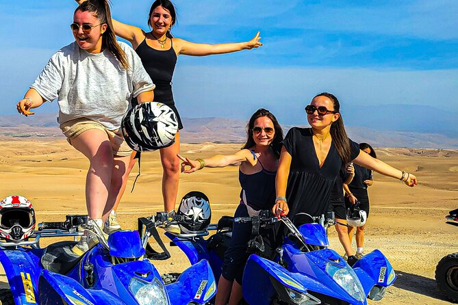 Premium Agafay Desert: Camel, Quad, Dinner & Fire Show - The photo hill before dark