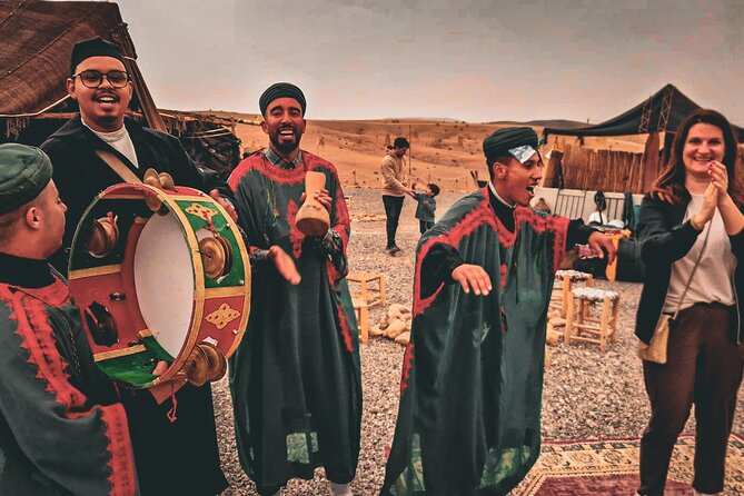 Premium Agafay Desert: Camel, Quad, Dinner & Fire Show - Berber music and the fire show