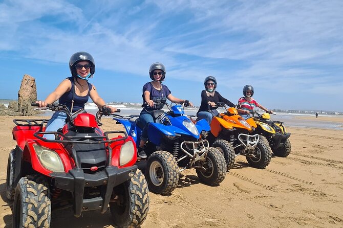 Private 2-Hour Quad Ride on Forest and Dunes from Essaouira - The beach, big dunes, and views toward Essaouira