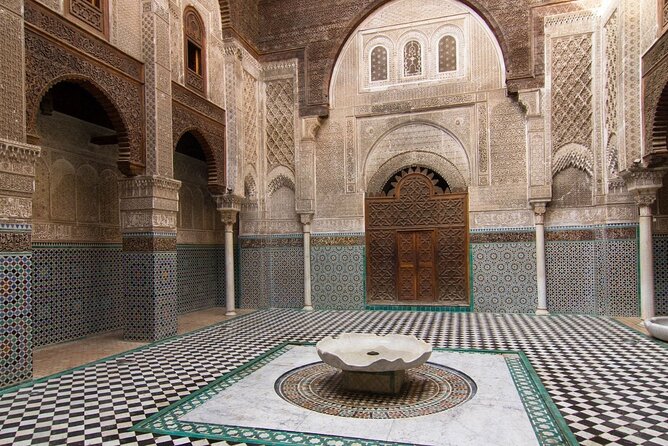 Private guided tour of Fez with lunch from Casablanca - Chouara Tannery and the work behind Moroccan leather