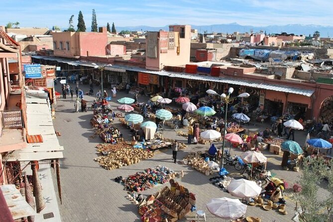 Private Marrakech excursion, camel ride or quad from Casablanca - Souk Semmarine and shopping with a plan
