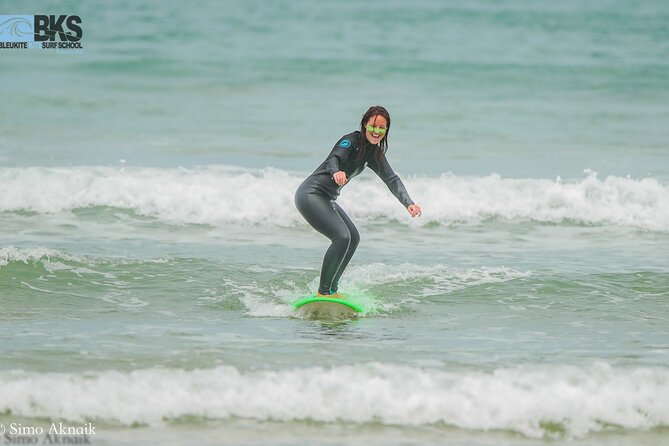 Private Surf Lesson - Meeting BleuKite on Avenue Mohammed V