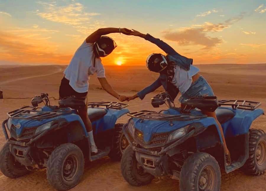 Quad biking in Agafay Desert with lunch & Camel Ride & pool - From Marrakech to the Agafay Quad Base