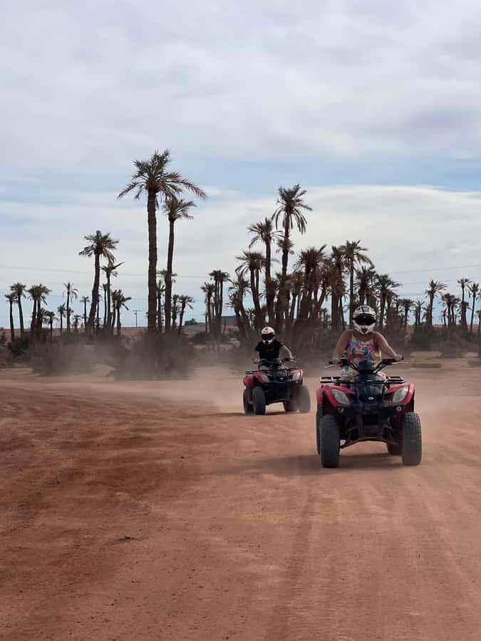Quad biking in Marrakech's desert palm grove - How long will you actually ride?