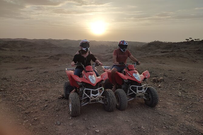 Quad excursion to the Agafay desert near Marrakech - The camel outing comes before the quad ride