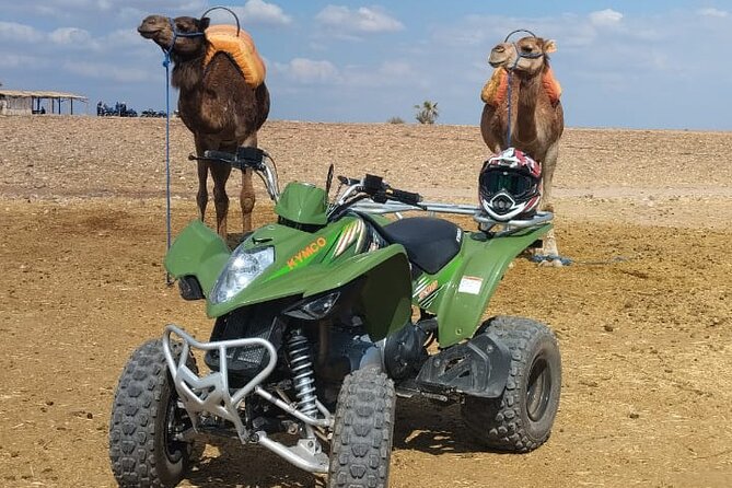Quad in the Palmeraie of Marrakech - Getting ready: helmet, quad, and safety instructions
