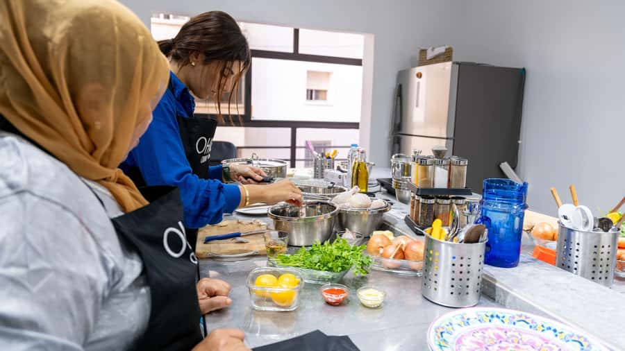 Rabat: Authentic Moroccan Cooking Class with Expert Chefs - Sitting down to eat changes the class