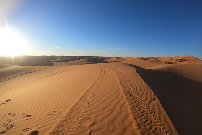 Sahara ATV Quad & buggy in Merzouga Desert & Sandboarding - Riding out from Hassilabied