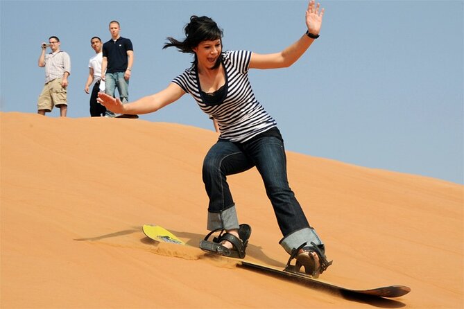 Sandboarding guided experience from Agadir&Taghazout - The real workout is climbing back up