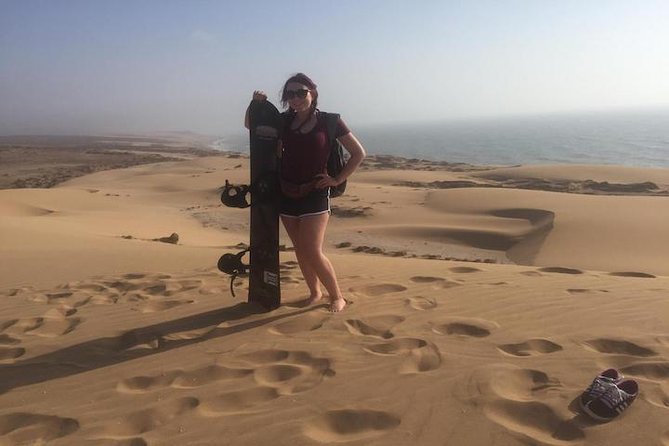 Sandboarding ( Sand Surfing ) in Agadir - Photos, beaches, and the canyon stop