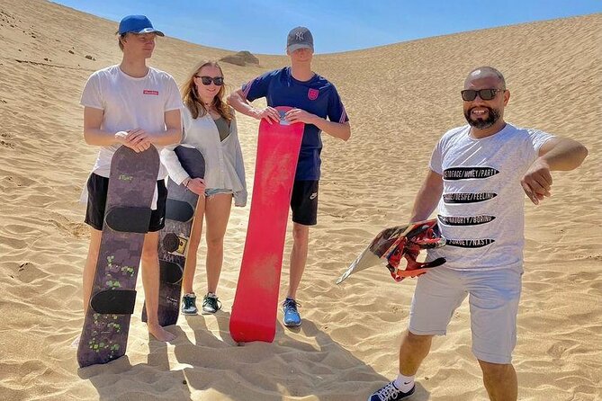 Sandboarding with Panoramic Views of the ocean and Agadir Desert - From Agadir to the Tamri dunes