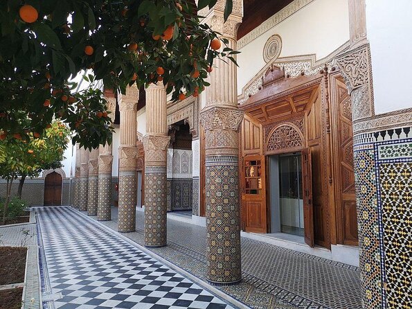 Secret Garden , Dar El Bacha Or Ben Youssef School & Souks - A smart first walk through Marrakech’s old city