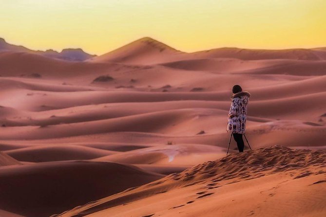 shared group Fez To Fez via Merzouga Desert Tour 2 Days/ 1 Night - A 45-minute camel ride to the camp