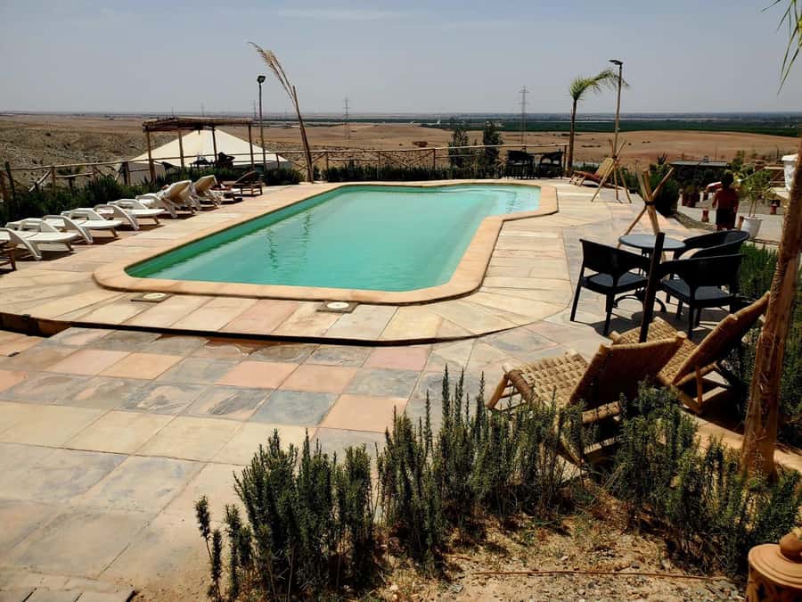 Sunset Camel Ride in Agafay Desert with dinner and pool - The one-hour camel ride at sunset
