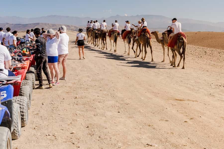 Sunset Camel Ride in Agafay Desert with dinner and pool - Leaving Marrakech for the Agafay hills