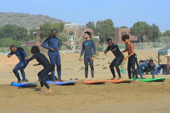Surf Lessons in Taghazout | Learn to Surf in Morocco - The beach warm-up builds the right habits