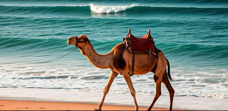 Tangier: Full-Day Private Sightseeing Tour with Camel Ride - Hercules Caves and Achakar Beach