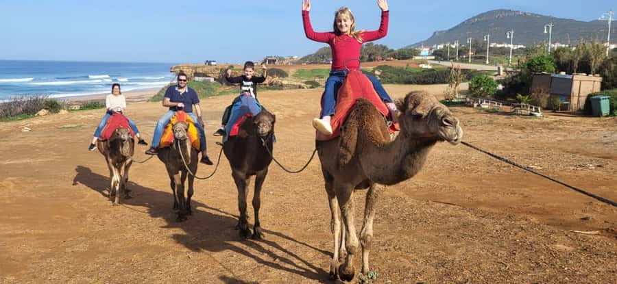 Tangier: sunset, tea, camel ride, Cape Spartel and caves. - What the $45 price really covers