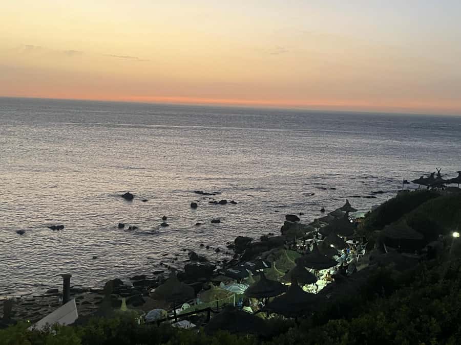 Tangier: Sunset, Tea, Sweets, Camel Ride, and Hercules Caves - Entering the small Hercules Caves