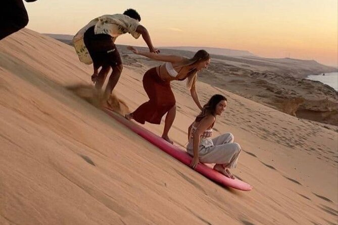 Timlalin Dunes & Sandboarding From Agadir - Reaching Timlaline and Taboga Beach